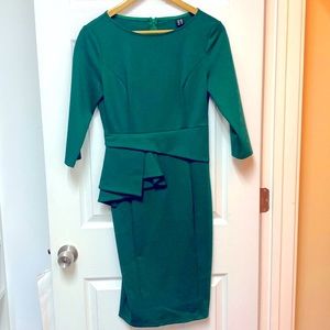 Green business dress